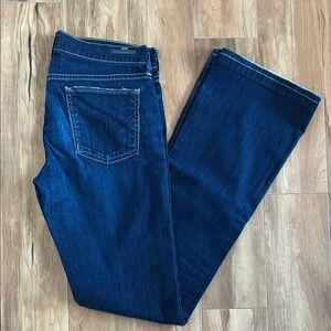 Citizens of humanity early 00s bootcut flare - dark wash low rise COH